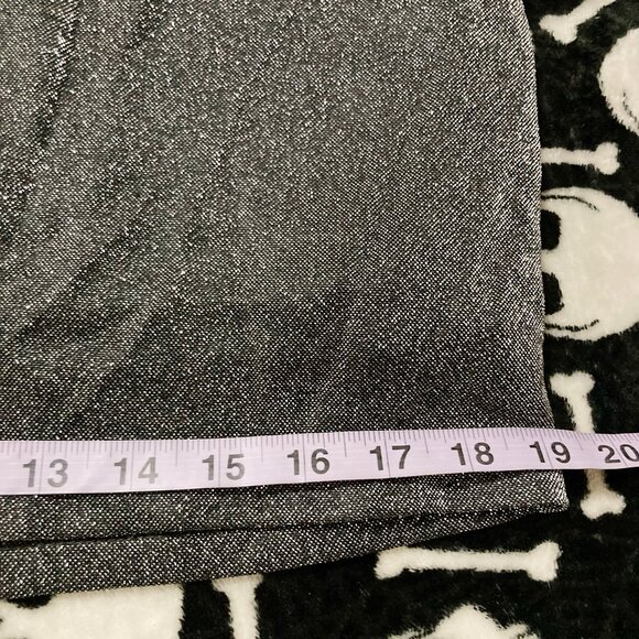 TRADITION Dark silver grey metallic faux twin set top ~ MEDIUM LARGE "cardigan" - Picture 9 of 14